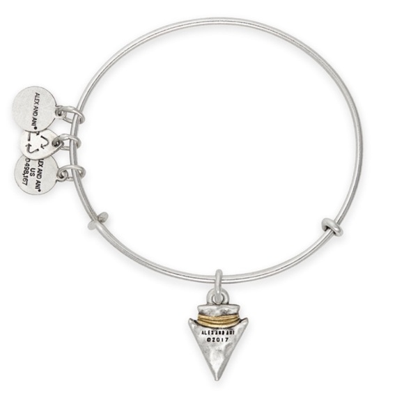ALEX AND ANI Arrowhead Charm Bangle - Picture 2 of 3